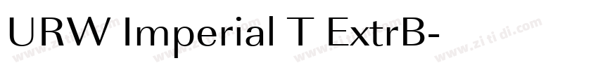 URW Imperial T ExtrB字体转换 URW Imperial T ExtrB字体转换